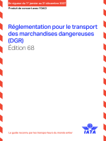 IATA 2027 Réglementation pour le transport des marchandises dangereuses - DGR - 68e édition (Version imprimée)